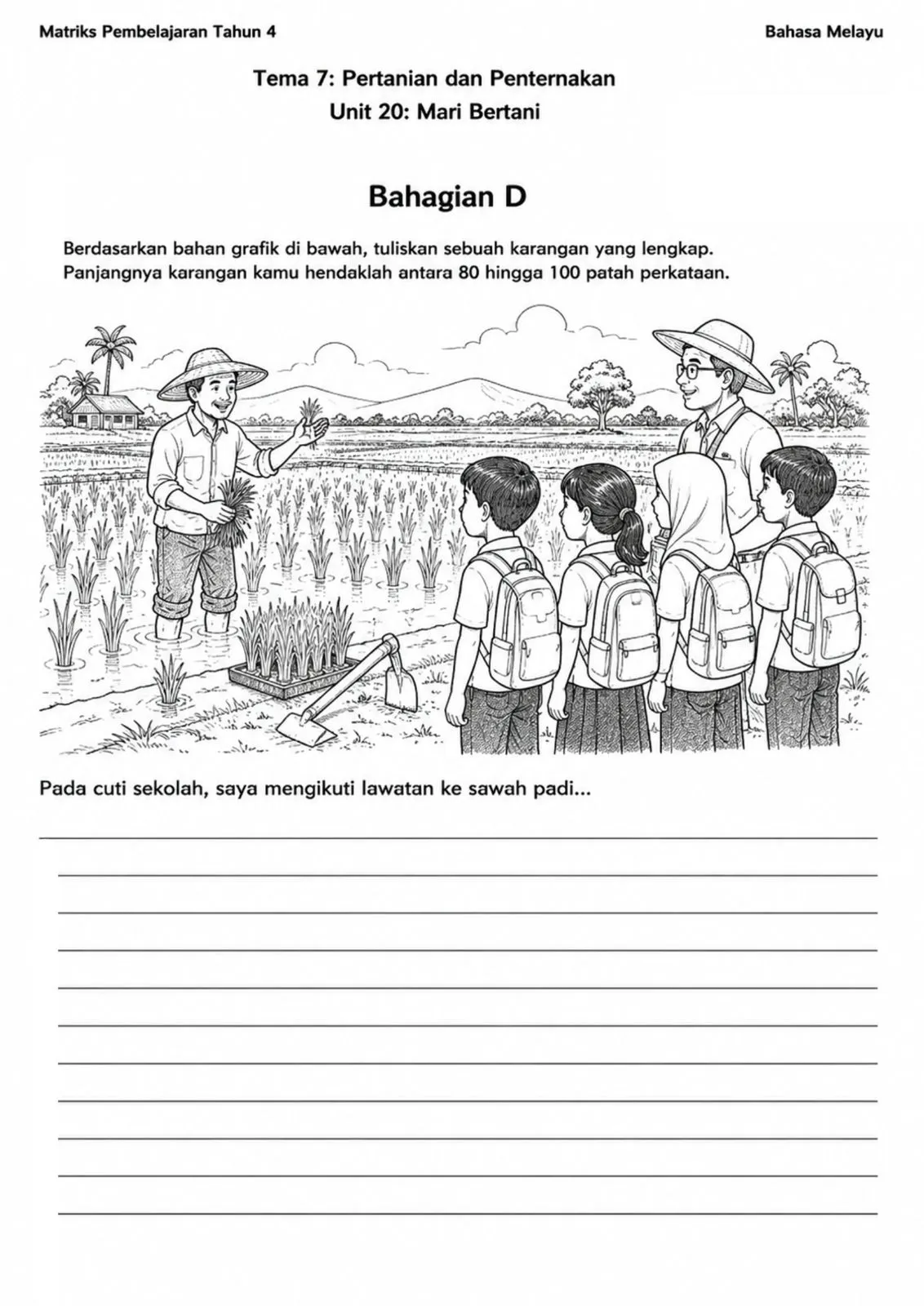 Contoh latihan BM 1