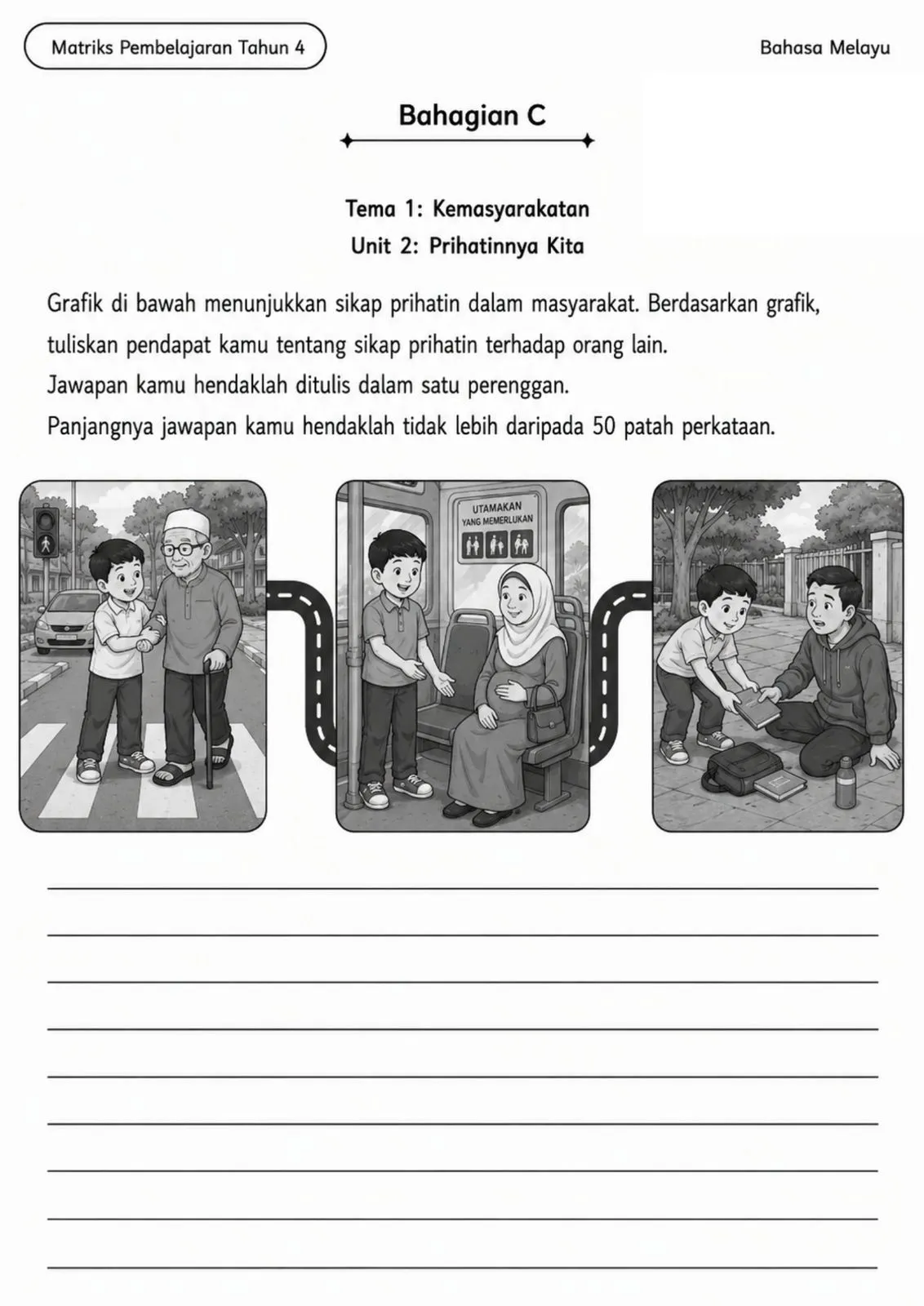 Contoh latihan BM 2