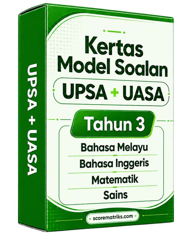 Kertas Model Soalan UPSA + UASA Tahun 3