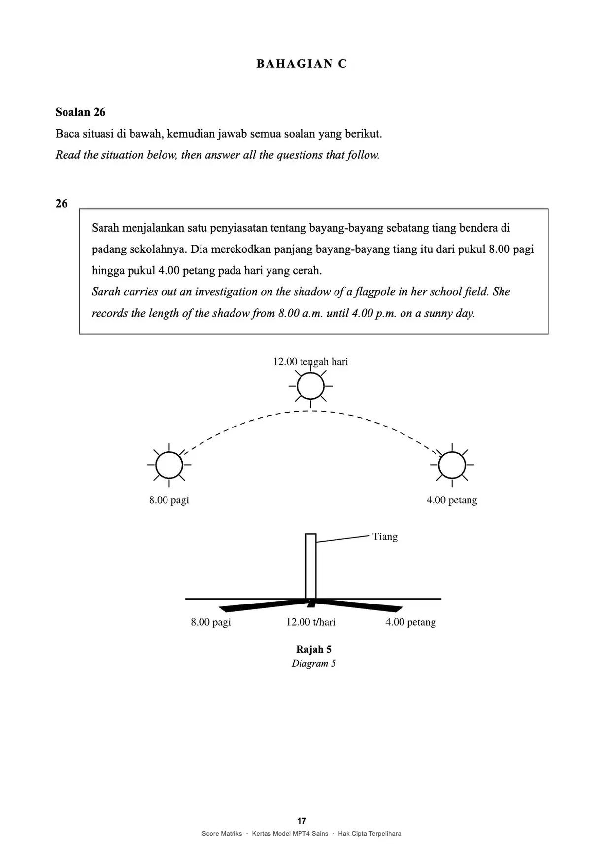 Contoh kertas model Sains – Bahagian C
