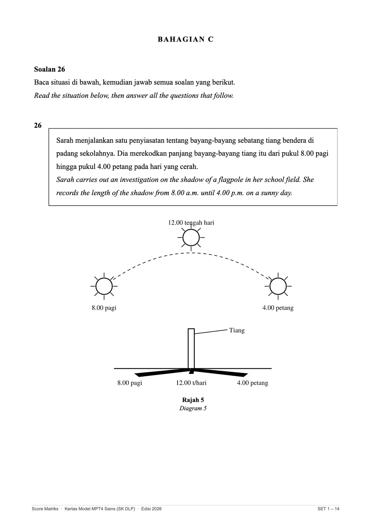 Contoh kertas model Sains – Bahagian C